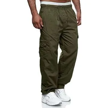 WZIKAI Men's Cargo Pants - Stylish Comfortable Joggers