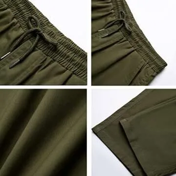 WZIKAI Men's Cargo Pants - Stylish Comfortable Joggers