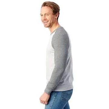 Men's Eco-Friendly Colorblock Sweater in XL Size