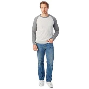 Men's Eco-Friendly Colorblock Sweater in XL Size
