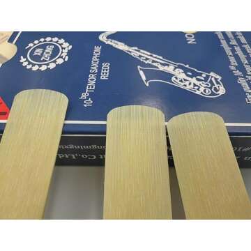Quality Tenor Sax Reeds for All Players - 10PCS Set