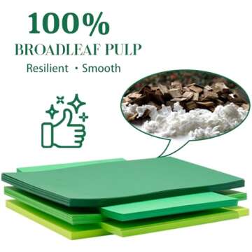 Index Cards 200-Count 4x6 Inch,178GSM Heavyweight Set of 5 Colors Paper Multicolor Study Cards (Dark Green)