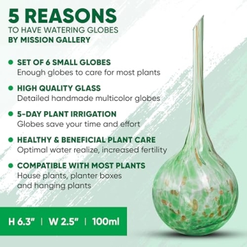 Durable Plant Watering Globes Set of 6 for Easy Care