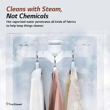 LG Styler Steam Closet | Clothes Steamer for Garments and Household Item Care | Sanitize, Deodorize, Freshen & Dry with Steam Technology & Moving Hangers| Easy Install | Wi-Fi enabled| Mirror (S3MFBN)