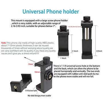 PellKing Mobile Phone Chest Strap Harness Mount Head Strap Holder Kit for POV/VLOG,Cell Phone Clip Compatible with iPhone,Samsung,GoPro Hero 9, 8,7, 6, 5, 4, 3,2, 1,AKASO,DJI Osmo,and Action Cameras…