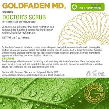 GOLDFADEN MD Doctors Scrub Microdermabrasion Grapefruit Oil, 3.5 Fl Oz