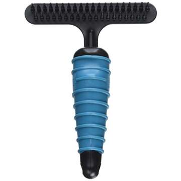 Master Grooming Tools Ergonomic Double-Row Undercoat Rakes — Efficient Tools for Grooming Dogs, 39...