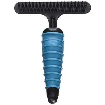 Master Grooming Tools Ergonomic Double-Row Undercoat Rakes — Efficient Tools for Grooming Dogs, 39...