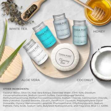 Terra Pure Luxury Toiletries Set | Eco-Friendly Hotel Amenities