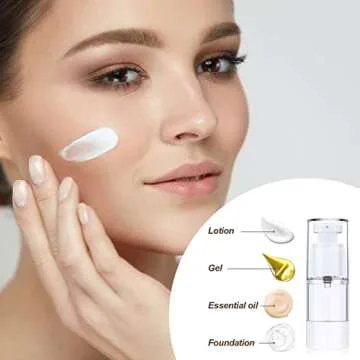 12 Pcs 15 ml Airless Pump Bottles for Travel Beauty