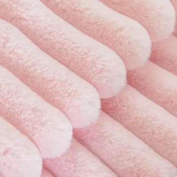 Uhomy Set of 2 Soft Faux Fur Pillow Covers for Home Decor