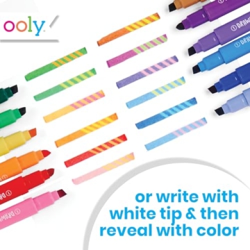 Ooly Switch-eroo Color Changing Markers 12 Pack with Sketchbook