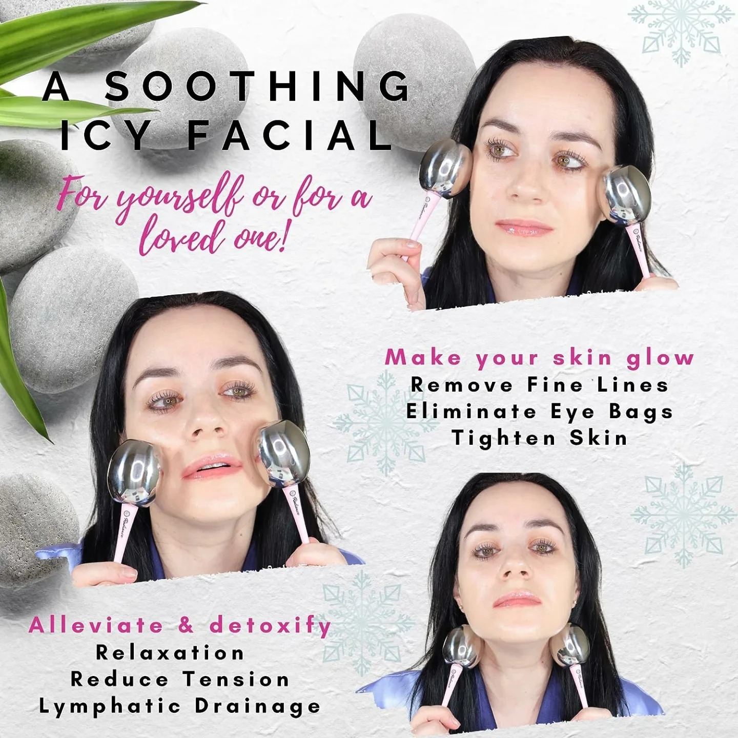RADIANCE Ice Globes – Professional Cryo Facial Tool