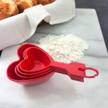 UPware Bee Themed Measuring Cups and Spoons Set