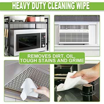 Air Jungles Extra Large Cleaning Wipes for Home and Car