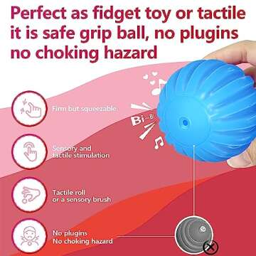 Montessori Toys for Babies 3 Months+ | Colorful & Textured Sensory Balls (4 Pack)