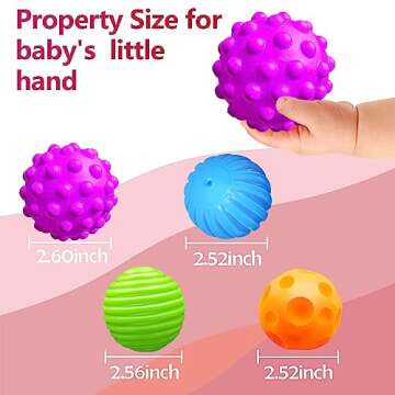 Montessori Baby Sensory Balls for Infant Development