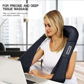 Mo Cuishle Shiatsu Neck Massager with Heat Relief