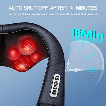 Mo Cuishle Shiatsu Neck Massager with Heat Relief