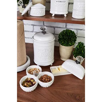 Mud Pie Elegant Door Knob Butter Dish for Every Kitchen