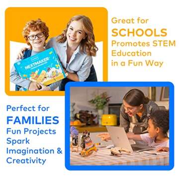 Makeblock NextMaker STEM Kit for Kids Ages 8-10, Educational Coding Kit with Rich Online Learning Re...