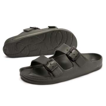 FUNKYMONKEY Women's Comfort Slides for Summer Wear