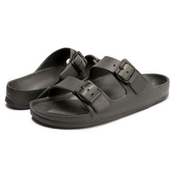 FUNKYMONKEY Women's Comfort Slides for Summer Wear