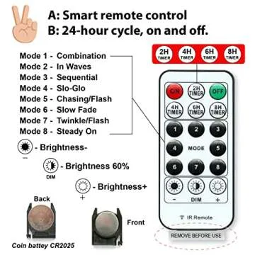 HXWEIYE Short Curtain Lights for Small Window, 3.3x5Ft USB Plug in Warm White Fairy Light with Timer & 8 Clips for Bedroom, 96Led String Light for Bedroom Indoor Weddings Party Garden Wall Décor