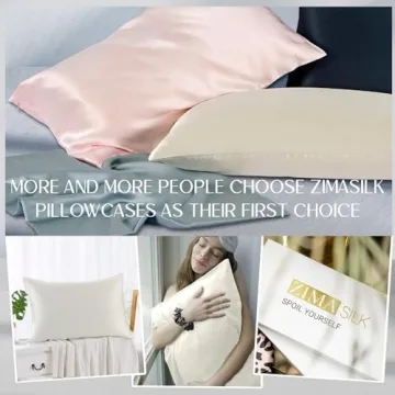 ZIMASILK Pure Mulberry Silk Pillowcase for Hair and Skin Health