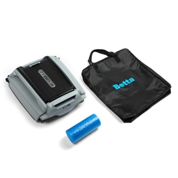 Betta SE Plus Solar Powered Robotic Pool Skimmer with Carrying and Storage Bag and 30-Hour Continuou...