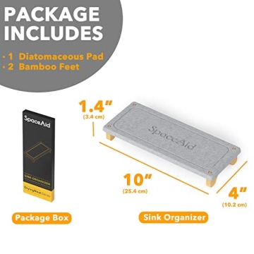 SpaceAid DryingNeat Sink Organizer for Efficient Kitchen Storage