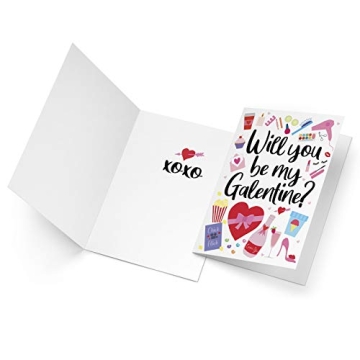 Tiny Expressions Galentines Day Cards for Friends with Envelopes