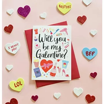 Tiny Expressions Galentines Day Cards for Friends with Envelopes