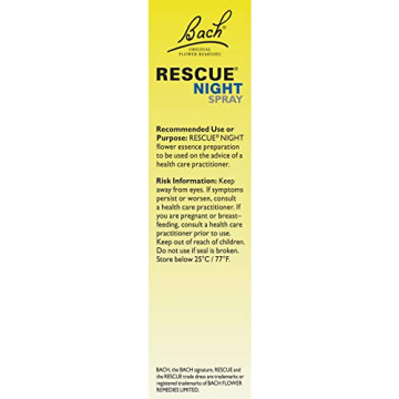 BACH Rescue Night Spray - Natural Sleep Aid, 20 ML