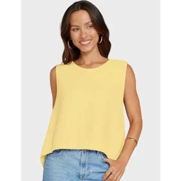 Stylish UEU Crochet Knit Vest for Women - Perfect for Casual Wear