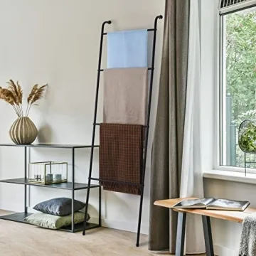 Stylish Blanket Ladder Decorative Towel Rack for Home