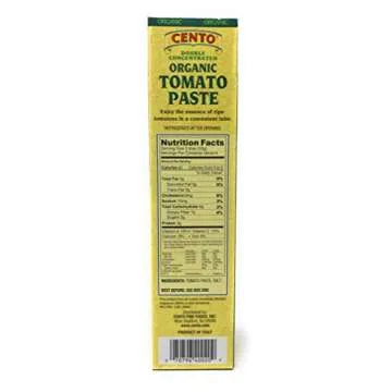 Cento Double Concentrated ORGANIC Tomato Paste - 2/ 4.56 oz tubes
