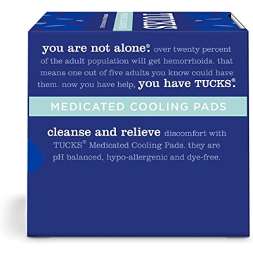 Tucks Medicated Cooling Pads for Hemorrhoidal Relief