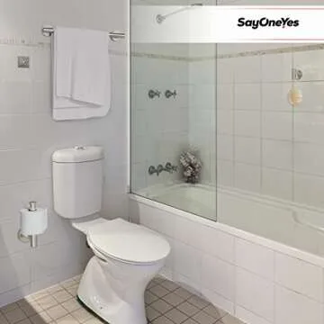 SAYONEYES 5 Pieces Brushed Nickel Bathroom Hardware Set Wall Mounted - Includes 16 Inch Towel Bar, Toilet Paper Holder, 3 Coat Towel Hooks – SUS304 Stainless Steel Bathroom Accessories Set