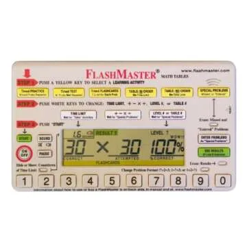 Flashmaster Handheld Computer for Mastering Basic Math Facts