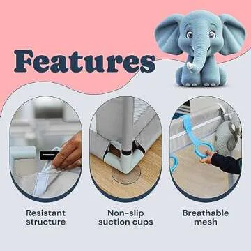 TODALE Large Baby Playpen for Safe Toddler Playtime