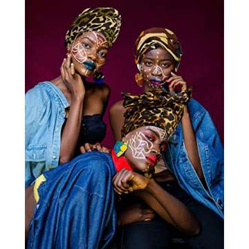 Ankara African Print Soft Headwraps Headband Long Hair Head Wrap Scarf Turban Tie Jersey Knit African head wraps