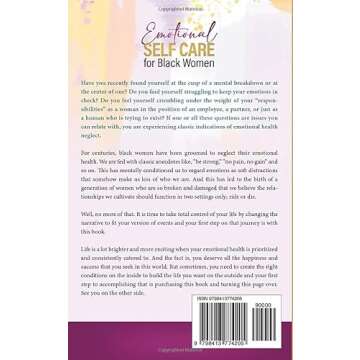 Emotional Self Care for Black Women: A Powerful Mental Health Workbook to Silence Your Inner Critic,...