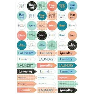 Essentials Mom's Planner Stickers (Set of 575 Stickers)
