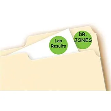 Avery Removable Dot Stickers - Neon Green, 1008 Pack