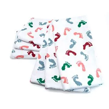 PILL THING Swaddle Baby Blanket 6 Pack - Breathable Cotton