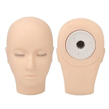Eyelash Mannequin Head for Makeup Mastery and Training