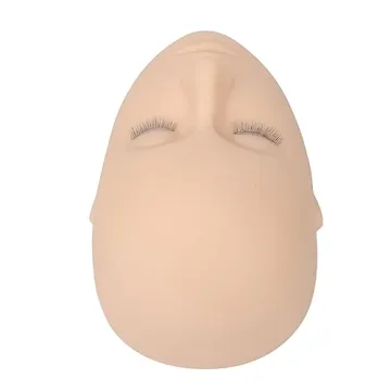Eyelash Mannequin Head for Makeup Mastery and Training