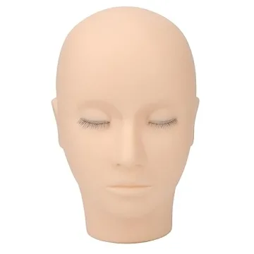 Eyelash Mannequin Head for Makeup Mastery and Training