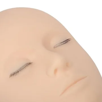 Eyelash Mannequin Head for Makeup Mastery and Training